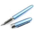 Platinum | Fountain Pen | Plaisir | Fine Nib | Frosty Blue Barrel