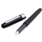Platinum | Fountain Pen | Plaisir | Stainless Steel | Matt Black Barrel