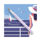 LEUCHTTURM1917 Ball Point Pen with Royal Blue Ink | Drehgriffel No. 1 | Lilac | Twist Mechanism