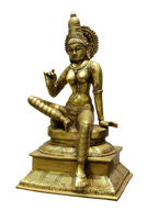 Divine Goddess Parvati Brass Idol – Premium Decorative Murti