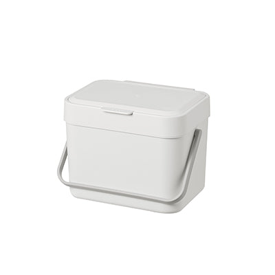 Litem Hanging Food Waste Bin with Basket Compact Hanging Design-Ivory