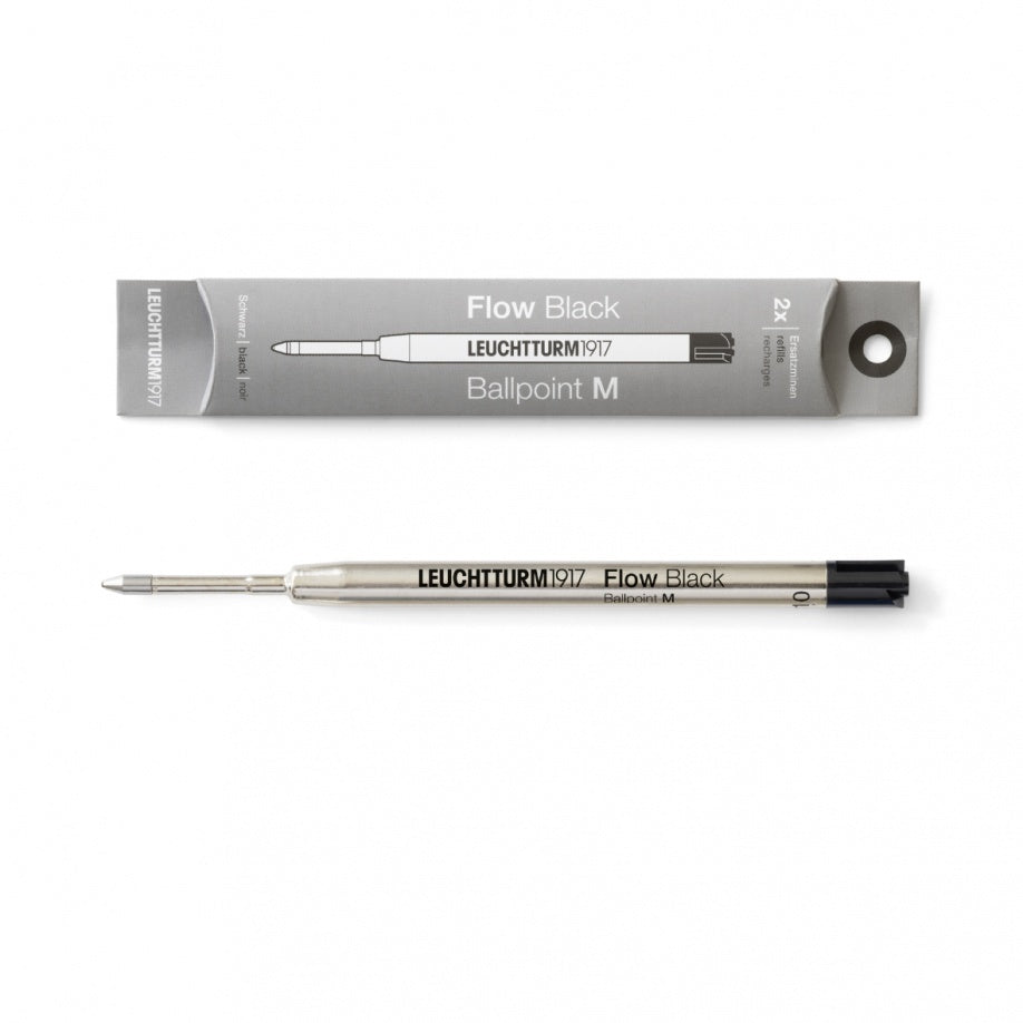 LEUCHTTURM1917 BALL PEN REFILL(Pack Of 2) - BLACK