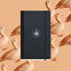 Flexbook | Plain | Medium A5 Size Notebook | Black | Flex Global