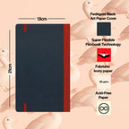 Flexbook | Plain | Medium A5 Size Notebook | Red | Flex Global
