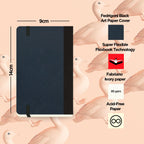 Flexbook | Ruled | Pocket A6 Size Notebook | Black | Flex Global