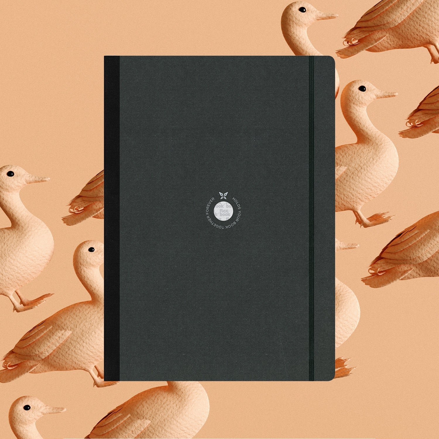 Flexbook | Blank | Large A4 Size Sketchbook | Black | Flex Global Sketchbook