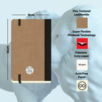 Flexbook | Ruled | Pocket A6 Size Notebook | Camel | Adventure Series
