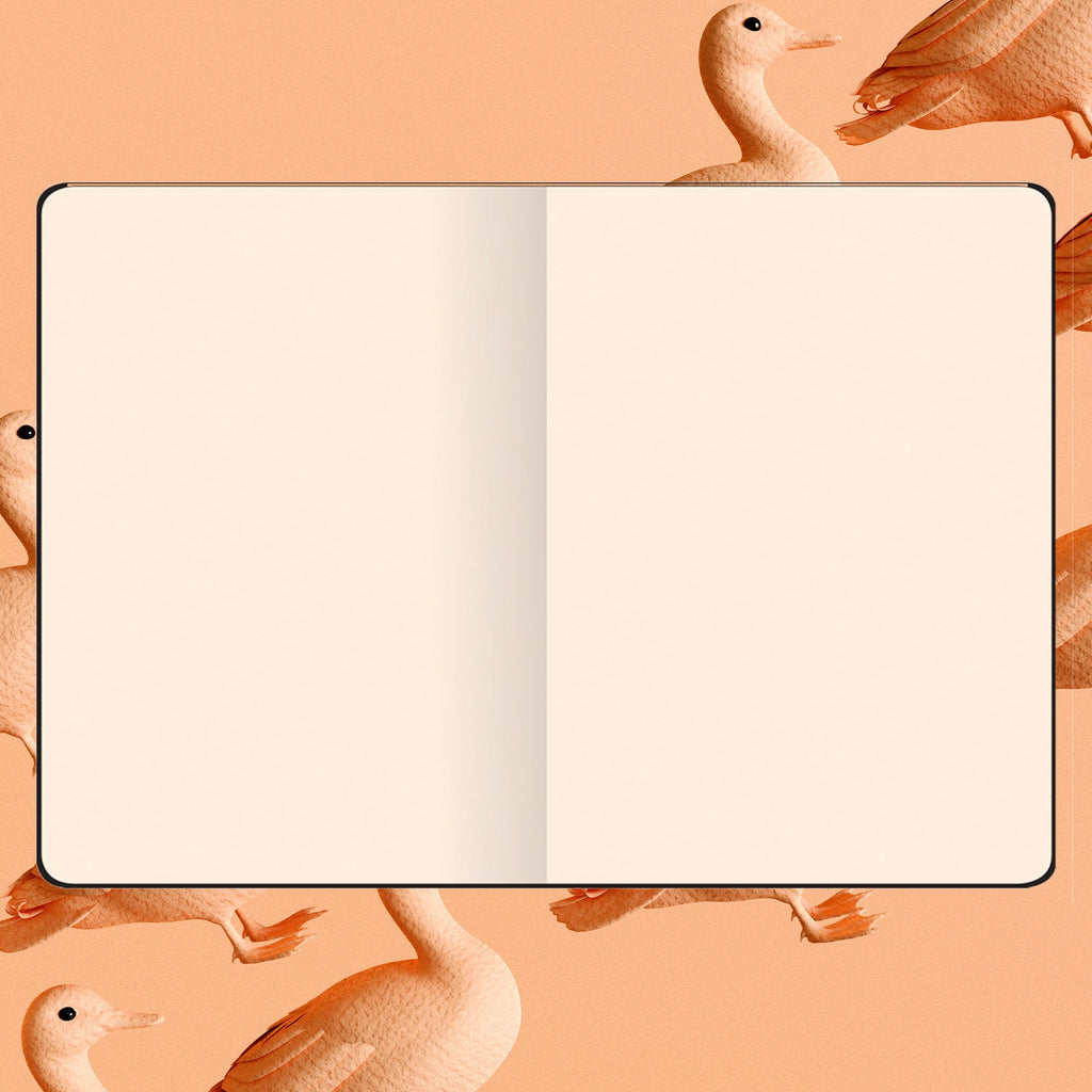 Flexbook | Plain | Large B5 Size Notebook | Orange | Flex Global