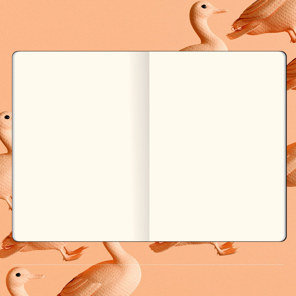 Flexbook | Blank | Large A4 Size Sketchbook | Orange | Flex Global Sketchbook