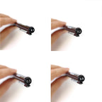 Three close-up images of a Rotring Tikky Graphic Pigment Liner – 0.1, 0.2, 0.3, & 0.5mm