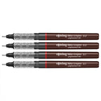 Rotring Tikky Graphic Pigment Liner – 0.1mm & 0.2mm (Set of 4) on a white background