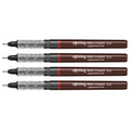 Rotring Tikky Graphic Fineliner Black 0.2mm – (Set of 4) on a white background