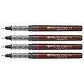Rotring Tikky Graphic Fineliner Black 0.3mm – (Set of 4) on a white background