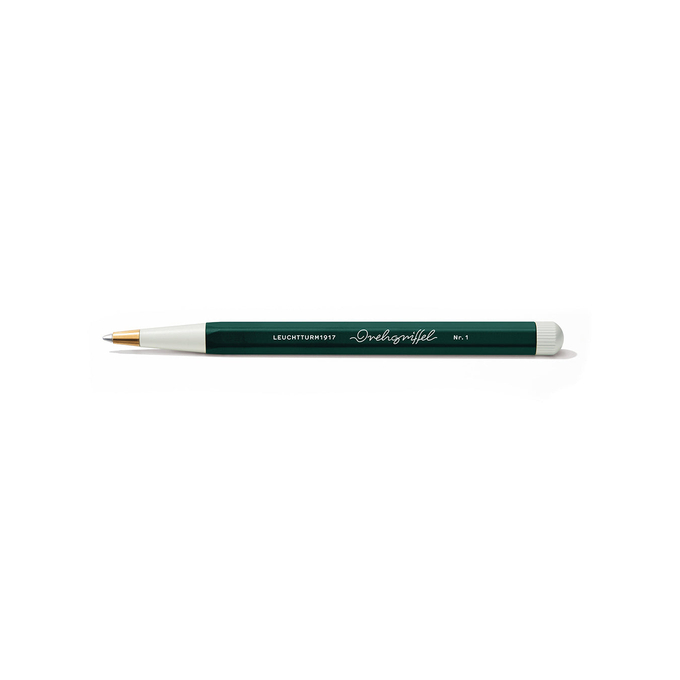 LEUCHTTURM1917 Ball Point Pen with Royal Blue Ink | Drehgriffel No. 1 | Forest Green | Twist Mechanism
