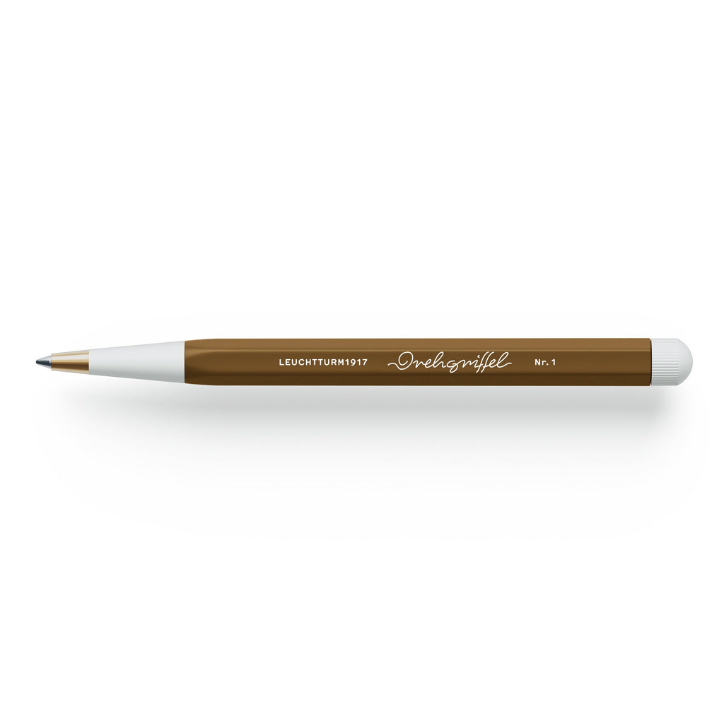 LEUCHTTURM1917 Ball Point Pen with Royal Blue Ink Drehgriffel No. 1 - SPICE BROWN