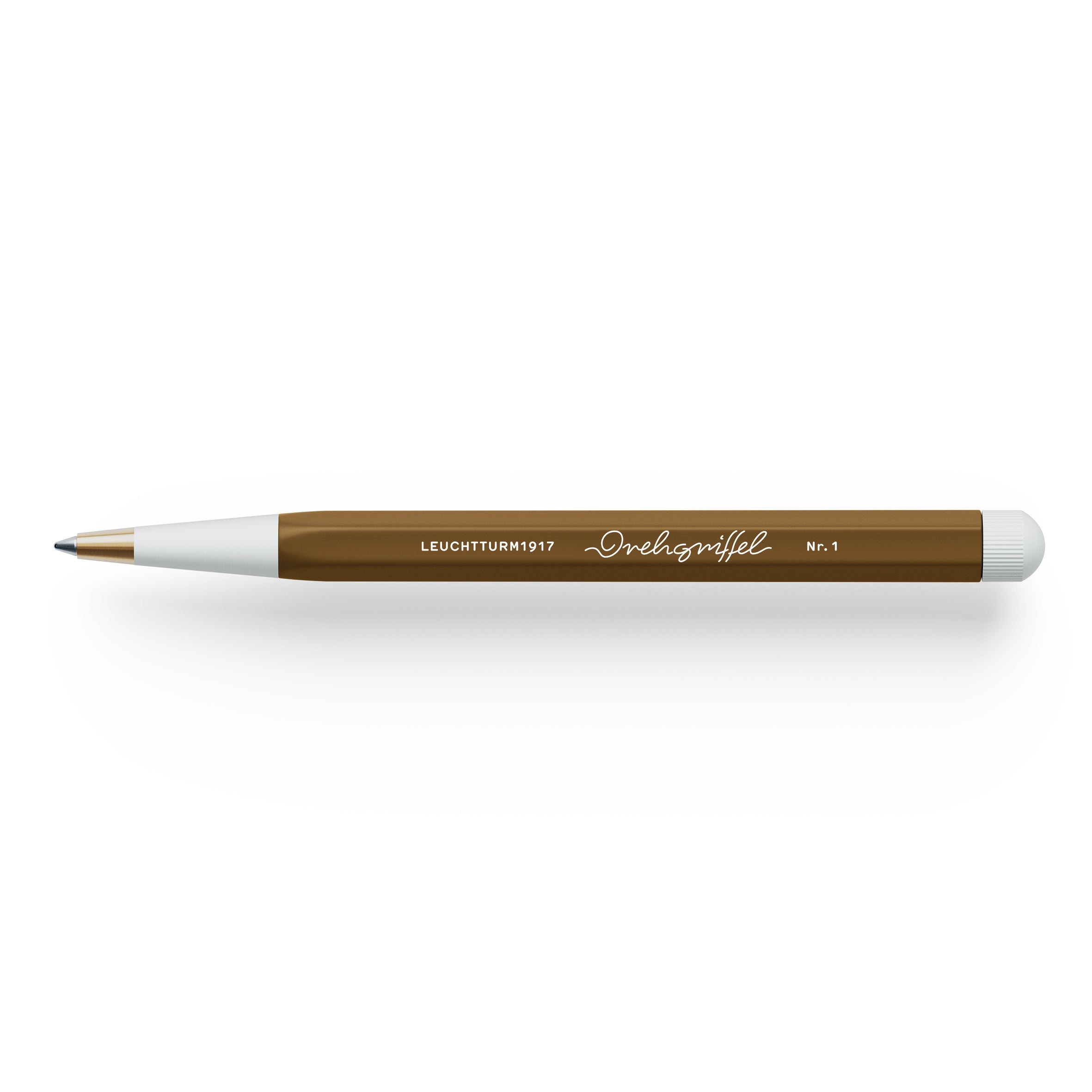 LEUCHTTURM1917 Ball Point Pen with Royal Blue Ink Drehgriffel No. 1 - SPICE BROWN