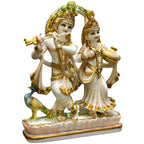 Radha Krishna Divine Marble Idol