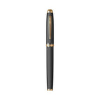 Scrikss Oscar 390 Rollerball Pen | Matte Black GT in white background