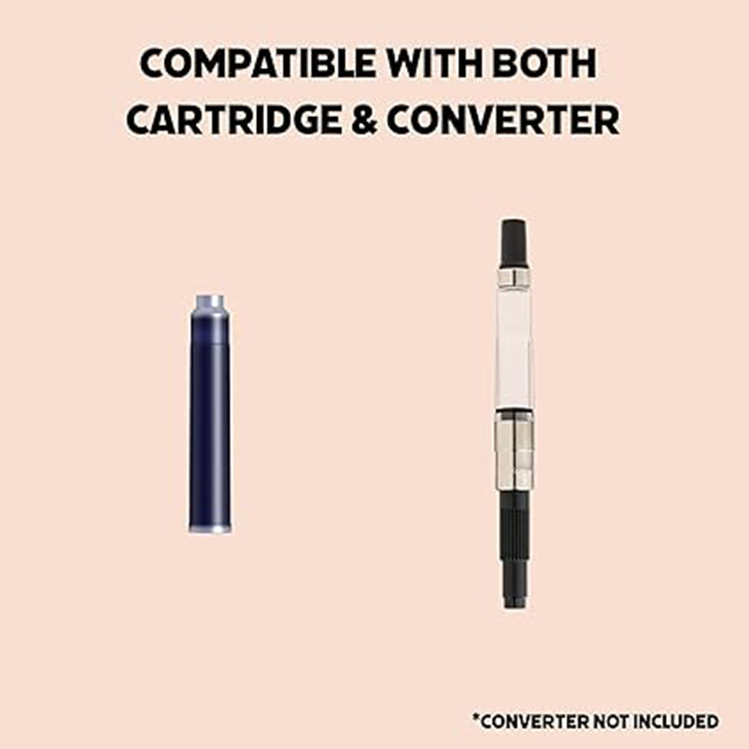 Scrikss Primeo Medium Nib Fountain Pen with 3 Cartridges - Latte