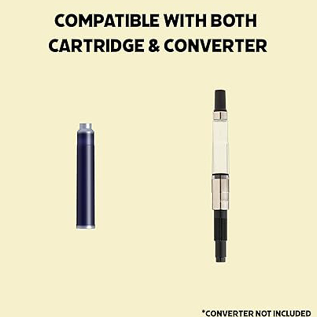 Scrikss Primeo Medium Nib Fountain Pen with 3 Cartridges - Kiwi