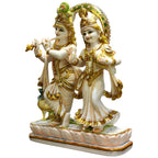 Radha Krishna Divine Marble Idol