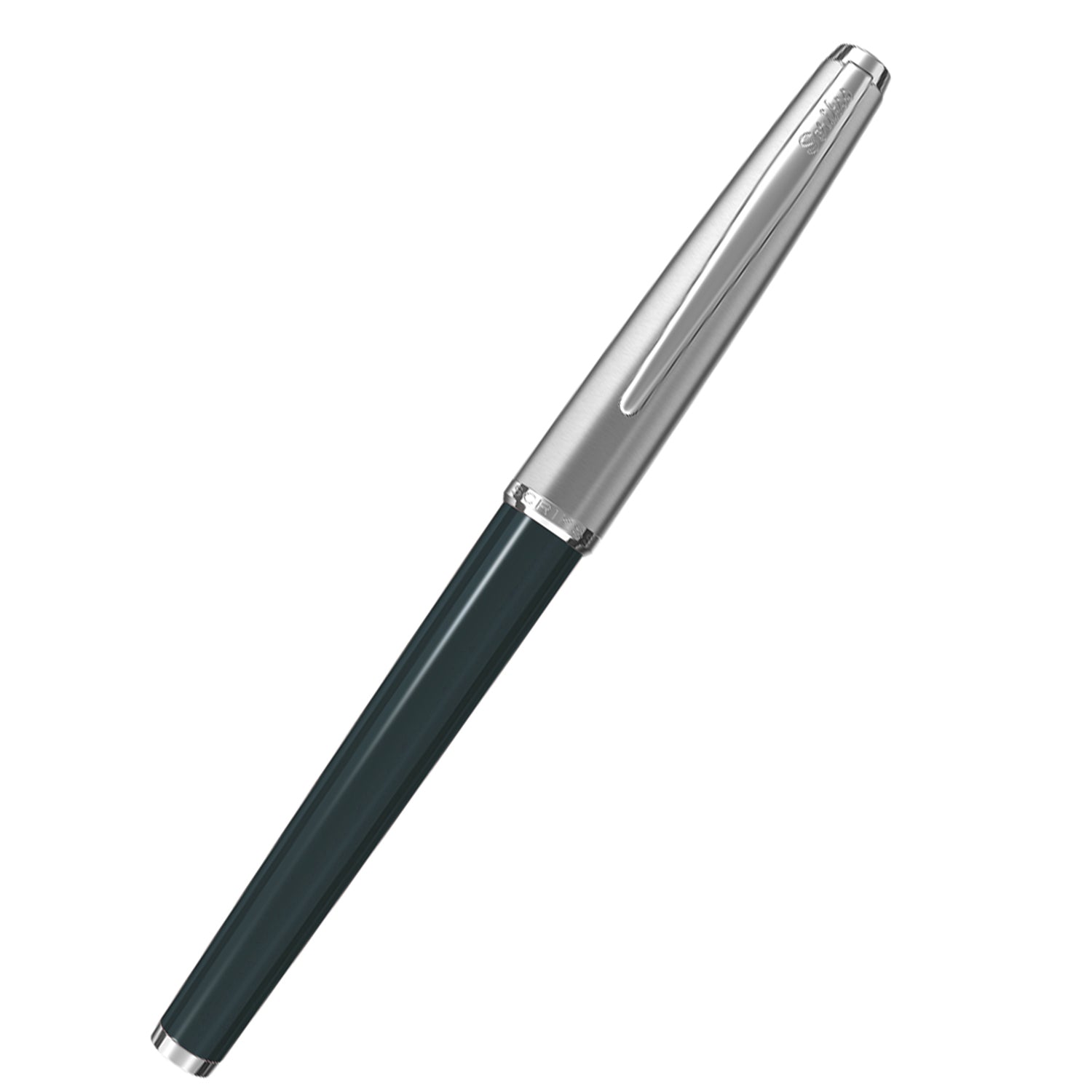 Scrikss Metropolis 78  Fountain Pen in Navy CT on a white background