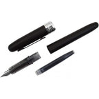Platinum | Fountain Pen | Plaisir | Stainless Steel | Matt Black Barrel