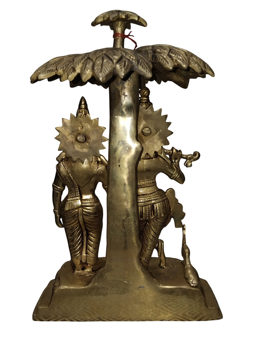 Brass Radha Krishna Tree