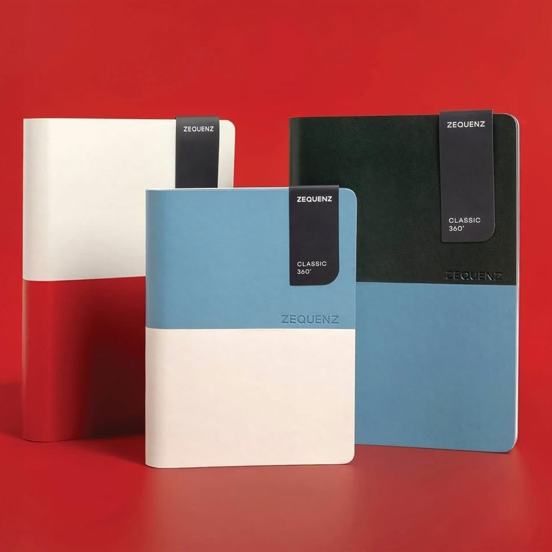 Zequenz A5 Ruled Notebook – ARCTIC SKY | 200 Sheets, 70 GSM | Soft Cover, 360Â° Flexible Binding |Handmade| Ideal for Journaling & Note-Taking|Basic+ Series