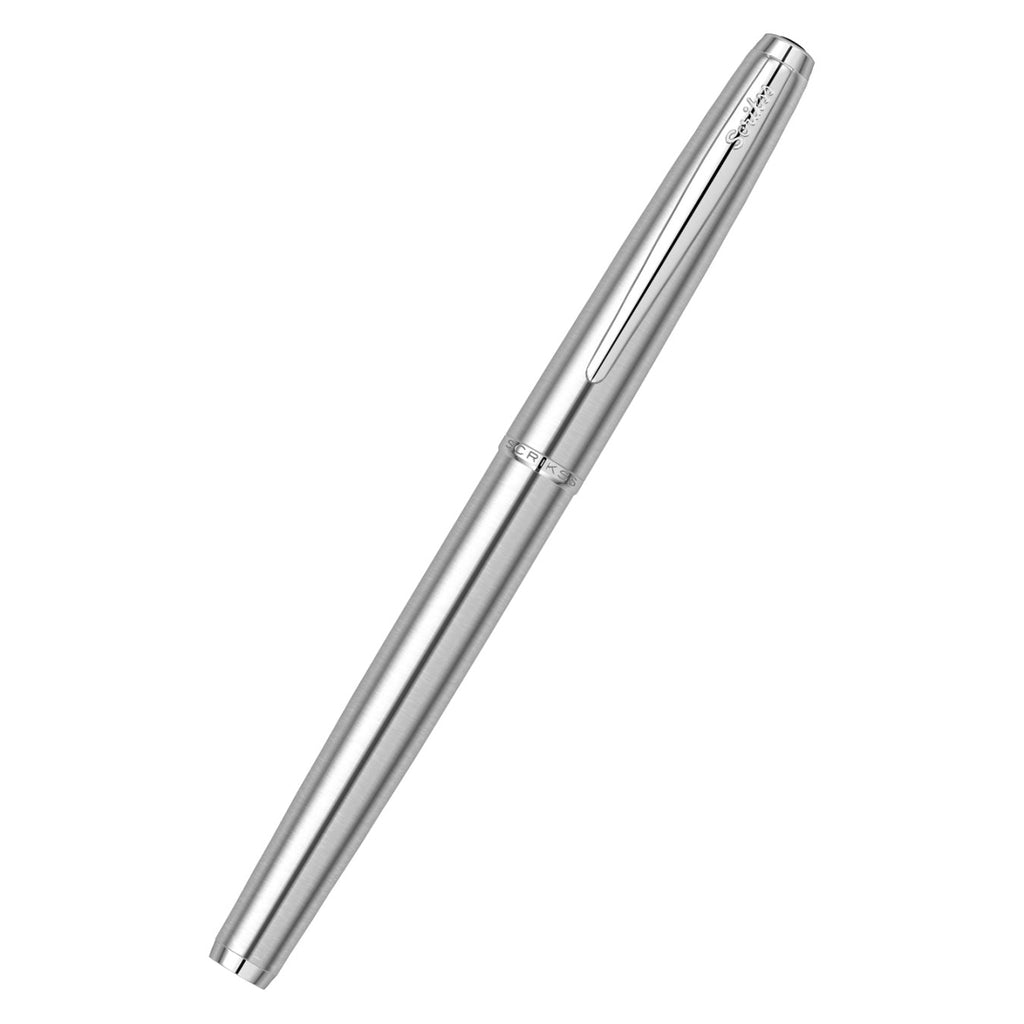 Scrikss Metropolis 78 Fountain Pen – Stainless Steel CT