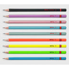 Rotring Woodcase HB Metallic Pencils (Pack of 4)