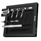 Scrikss | Calligraphy | Pen Set | White Acrylic Carbon Fiber | Medium, 1.1mm, 1.5mm, 2.3mm Nib - penpencilink