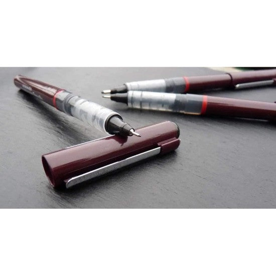 Rotring Tikky Graphic Fineliner 0.2mm - Black (Pack of 12)