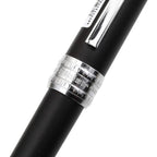 Platinum | Fountain Pen | Plaisir | Stainless Steel | Matt Black Barrel