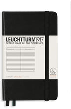 LEUCHTTURM1917 RULED NOTEBOOK-A6(187) - BLACK