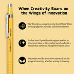 Scrikss Aero-X 0.7mm Mechanical Pencil - Yellow