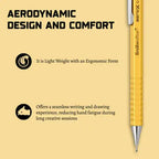 Scrikss Aero-X 0.7mm Mechanical Pencil - Yellow