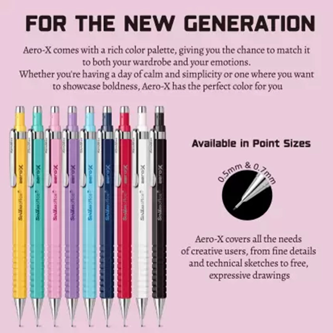 Scrikss Aero-X 0.7mm Mechanical Pencil - Pink