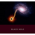 Colorverse | Astrophysics Series | Season 2 | Fountain Pen Ink | Black Hole | Black | 65ml and 15ml | 2 Bottle Set - penpencilink