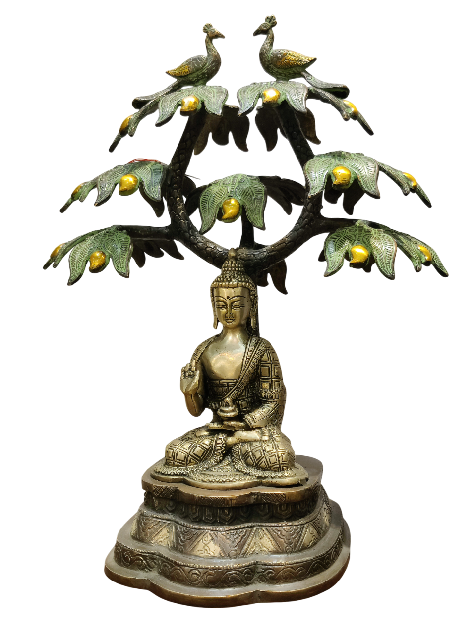 Divine Buddha Under Bodhi Tree Statue