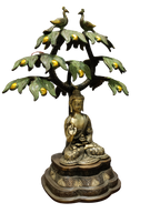 Divine Buddha Under Bodhi Tree Statue