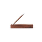 Pininfarina | Cambiano | Aluminium | Classic  Ethergraf metal alloy tip | Solid Wood Desk Stand