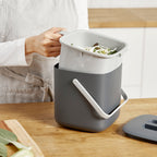 Litem | Multi Utility Waste Bin | Dark Grey | For Office Home & Kitchen
