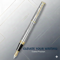 Scrikss Heritage Fountain Pen Chrome Gold - 50th Year Anniversary Edition