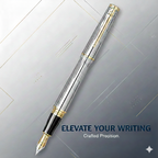 Scrikss Heritage Fountain Pen Chrome Gold - 50th Year Anniversary Edition
