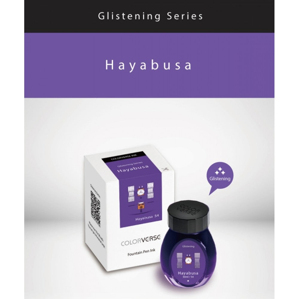 Colorverse | Ink Bottles | Glistening Series | Hayabusa | 30ml - penpencilink