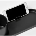 Litem | Pen Stand with Tray | Organizer | Ivory | Holder Tray