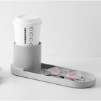 Litem | Pen Stand with Tray | Organizer | Ivory | Holder Tray