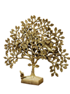 Golden Tree of Life Brass Showpiece – Table Décor Statue