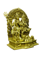Shiva Parivar Brass Idol – Divine Family Blessings